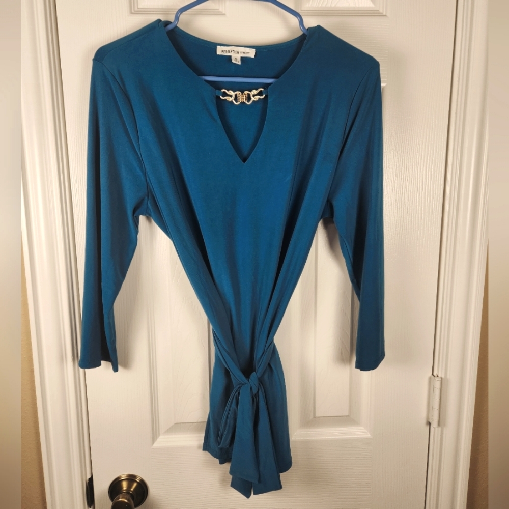 Blouse with tie size medium